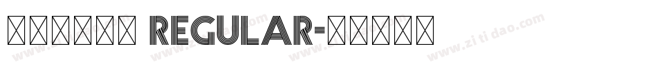 汉标高清锐毛 Regular字体转换